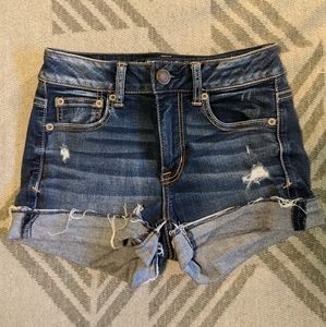 High Waist Denim Shorts